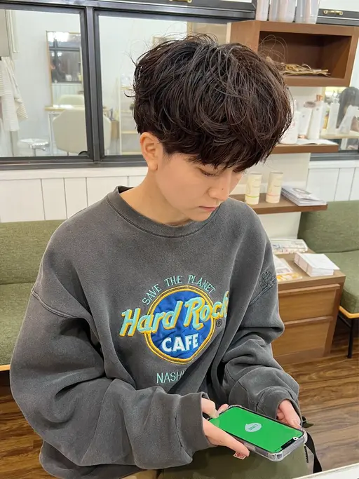 ニュアンスカジュアルパーマ+カット