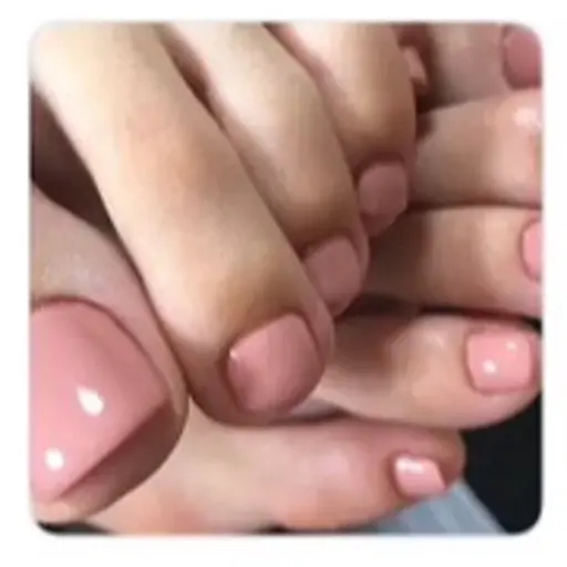 【オフ込】フットシンプルネイル