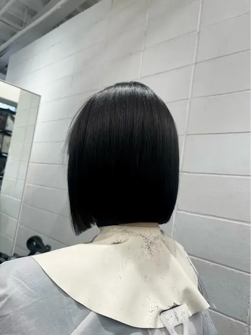 技術チェックモデル☑️【切りっぱなしボブ】