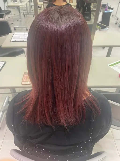 💛全体カラー+艶トリートメント💛【肩下レングスの方】