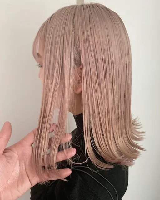 【💗迷ったらこちらがオススメ/ミニモ学割💗】カット＋ダブルカラー（ケアブリーチ１回＋カラー）＋トリートメント[韓国]