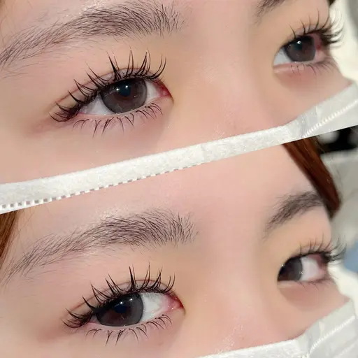 【12月限定】オフ無料🎄エクパーマ100本&下まつげパーマorエクステSET