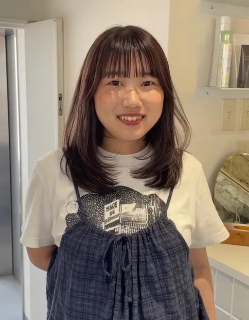 (人気no.1 🫴🏻♡)レイヤーカット+透明感カラー+艶トリートメント