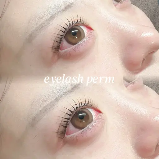 🎀まつ毛パーマモデル🎀ストレートタイプorカールタイプお選びいただけます！（⚠️オフなし）