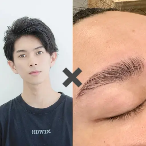 👑【お得🉐】メンズカット＋眉毛wax