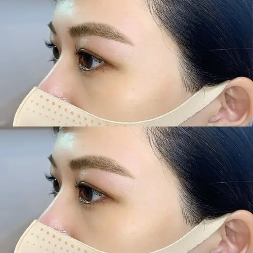 アイブロウWAX脱毛とパリジェンヌラッシュリフトのセットクーポンです🍋💜眉毛の自己処理は最低2週間はお控えください。