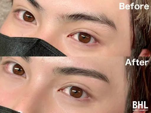 【メンズ無料モデル】眉毛wax