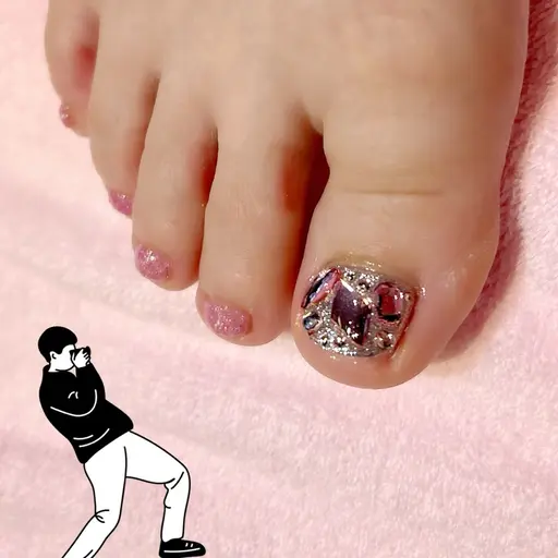 🦶フット🦶ストーン埋め尽くしデザイン【オフ無し】