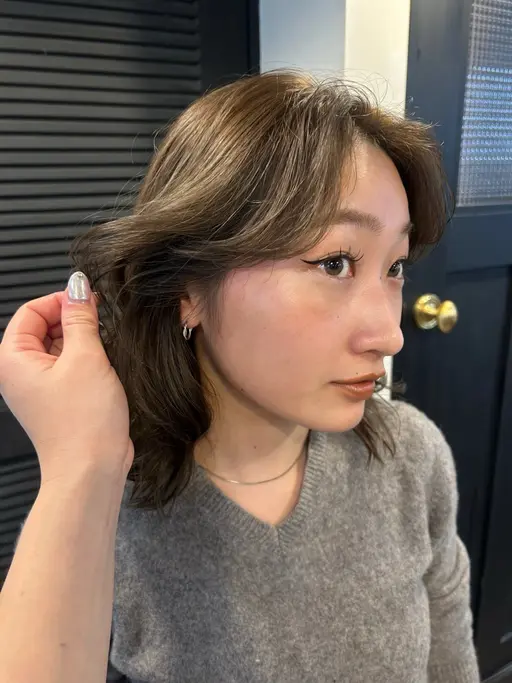 🌿赤みを消す🌿ブリーチなしw color➕似合わせcut