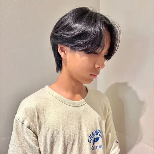 🟡【🔥人気No.1メニュー🔥】メンズカット➕曲がる縮毛矯正￥18150→￥6600