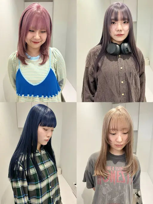 【🪄minimo限定メニュー🪄】3.4.5.6.日🈳あり︎⭐︎ケアブリーチ➕艶カラー2stepトリートメント付🌟