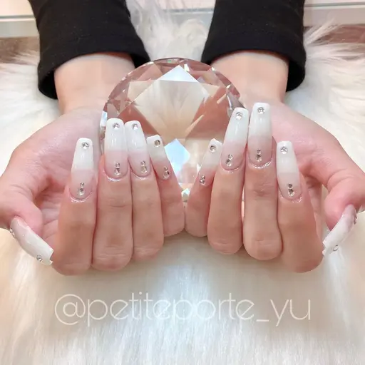 📢1日1組限定🉐‼️オフ込🌟長さ出し10本＋ダメージケアワンカラーorラメグラ💅🏻💖
