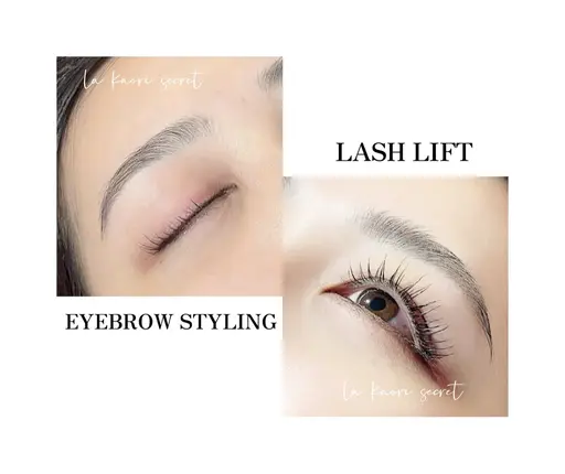 まつ毛カール＆眉Wax★アイシャンプー＆トリートメント付き★眉シャンプー＆トリートメント付き！