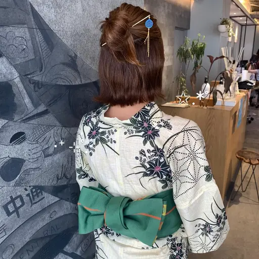 ✨浴衣着付け＆ヘアセット✨