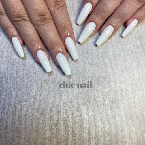 ハンド💅🏻長さ出しチップ10本❕ワンカラー＋2本ラメコース❤️‍🔥※現金のみ