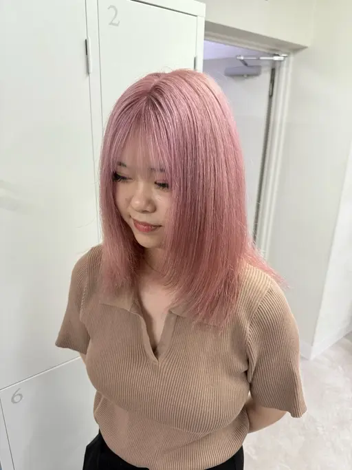 カット+ケアブリーチリタッチダブルカラー💖✨️2stepトリートメント付き‼️