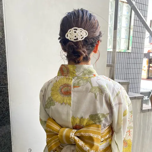 【☀️浴衣着付け＆ヘアセット👘 】イベント前に✨