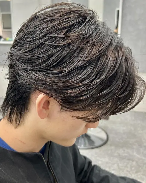 【簡単に毛流れが決まる】カット+ニュアンスパーマ ￥7700