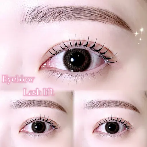 【同時施術1h】🪄美眉スタイリング＆まつ毛パーマ（orパリジェンヌ）▫️メイクレクチャー＋¥500💄※現金のみ