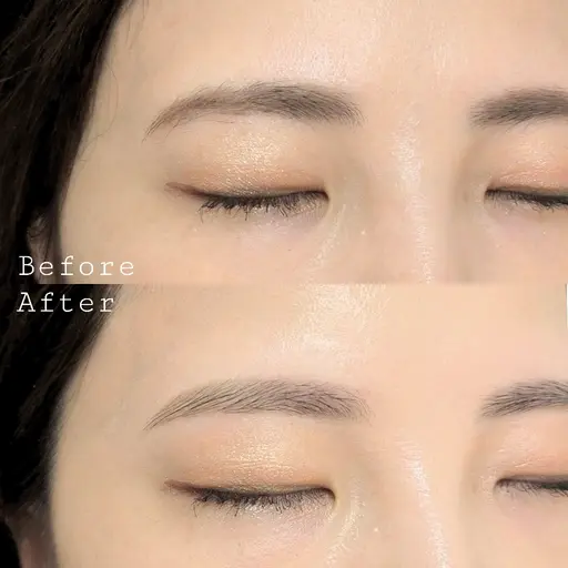 《垢抜け🪄》眉毛デザインWAX＋間引き️🩵眉の施術写真or動画OKの方