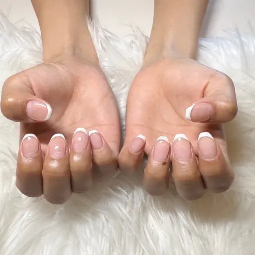 【Jr.ネイリスト限定価格🎀】フレンチ（クリアベース）💅🏻ベースカラー＋500円　オフ込み♡