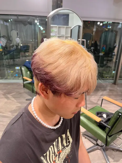 【冬にオススメ⛄️】ブリーチリタッチ+デザインカラー