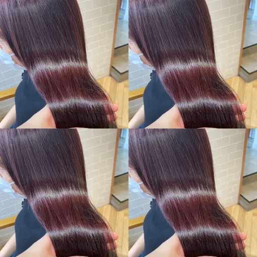 🩷暖色ワンカラー 🩷+ 2 stepトリートメント +超音波アイロン【新宿/艶髪/ロング料金なし】