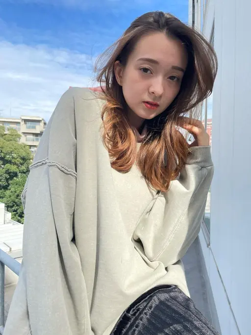 ✨🧡ブリーチ無しで透明感🧡✨カット+フルカラー+うる艶トリートメント