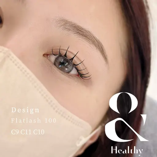 🌐 期間限定 🌐 大人気！マツパ×マツエク【＆Healthy】アンドヘルシー【フラット100本¥7500】