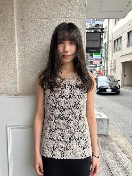 似合わせカット＋ケアカラー＋ケアトリートメント(ショートの方のご予約は受け付けておりません)