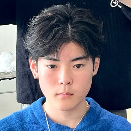 🌙メンズカット+フェザーパーマ🪶