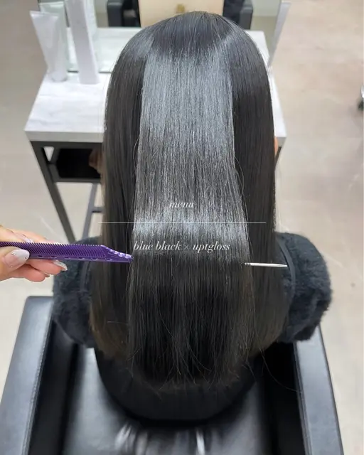 【🎀期間限定価格🎀】極艶カラー＋髪質改善UPTGLOSSトリートメント