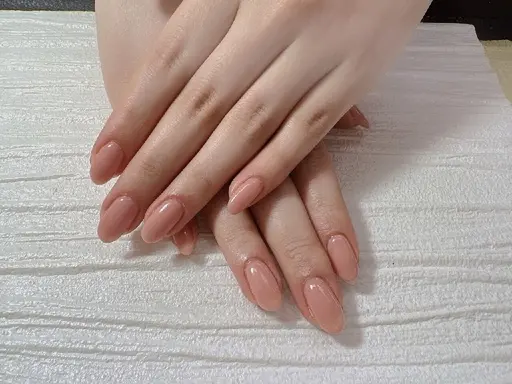ハンドネイル　オフ込みワンカラー