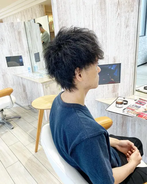 men's人気NO.1‼️men's限定😎束感ショート＋炭酸シャンプー✂︎スタイリング剤付き