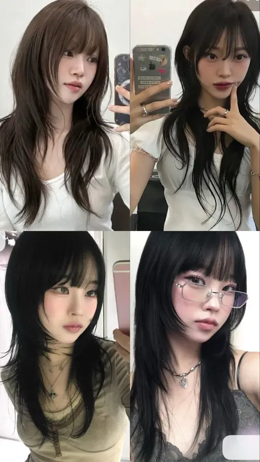 ハッシュカットorロングレイヤーモデル