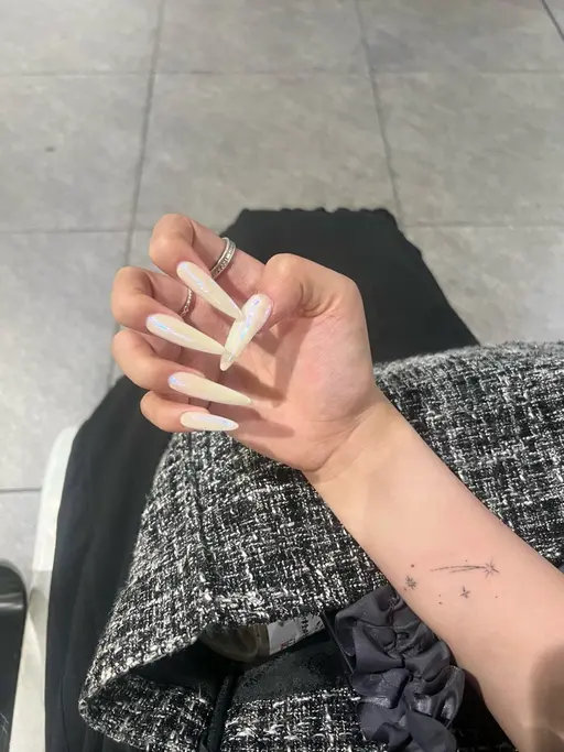 【オフあり】ハンド💅🏻オーロラミラー⭐️パラジェル変更可