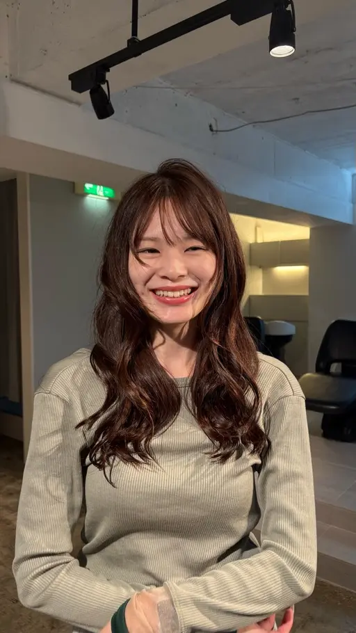 【🩵🐚カラーに迷ってる方向け🐚🩵】ブリーチなしワンカラー＋艶髪トリートメント✨️ トレンドカラー/人気/韓国風