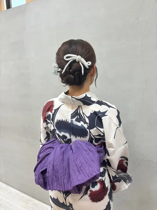浴衣着付け＆ヘアセット🎀