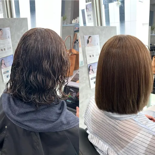 🔥ミニモ当日限定価格🔥 骨格診断カット＋極み美髪矯正（ストレートパーマ込み）＋資生堂トリートメント