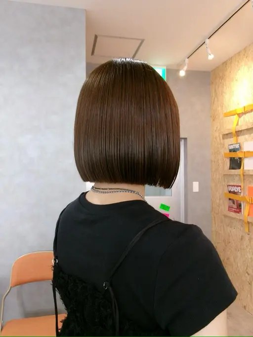 カット+髪質改善ストレート