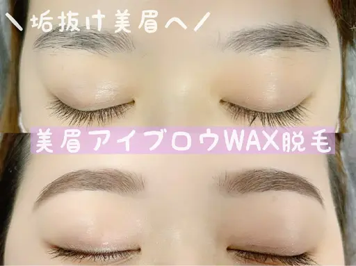 ⚠️リクエスト予約⚠️アイブロウWAX脱毛⚠間引き有り✨必ず詳細をご確認下さい!!リピーター様＋550円❇