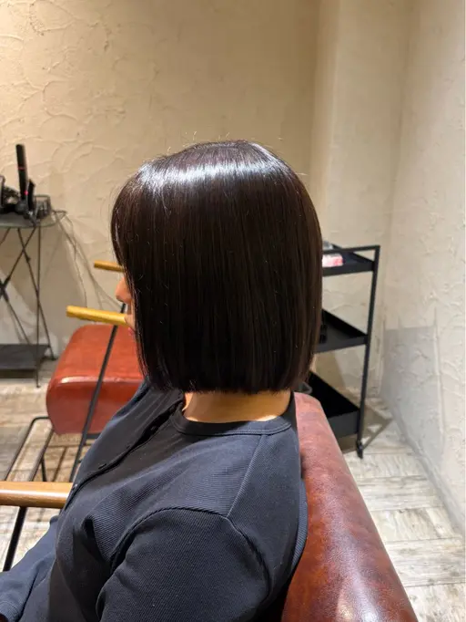 ボブカット + Aujua treatment 🧴