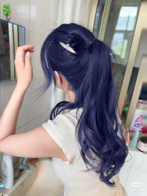 【8月水･木･金曜限定】ブリーチありWカラー + コテ巻き仕上げ🫐♡