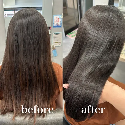 『迷ったらコレ!』人気No.1✨️カット+フルボ酸カラー+髪質改善トリートメント