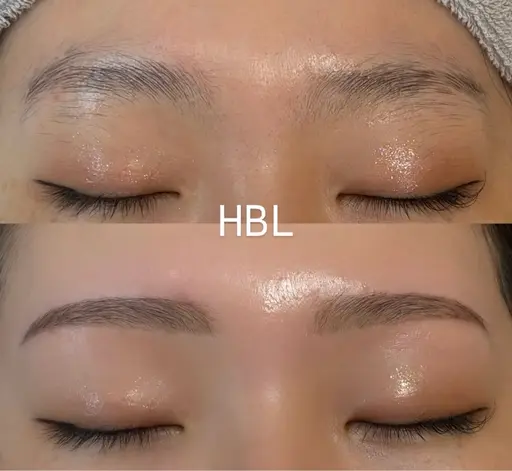 HBL×まつ毛パーマ(眉毛流れ矯正、眉Wax、メイク仕上げ✨)
