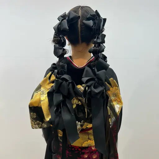 ㊗️⌇2026年度成人式🫧振袖着付け👘＋ヘアアレンジ＋メイク💄