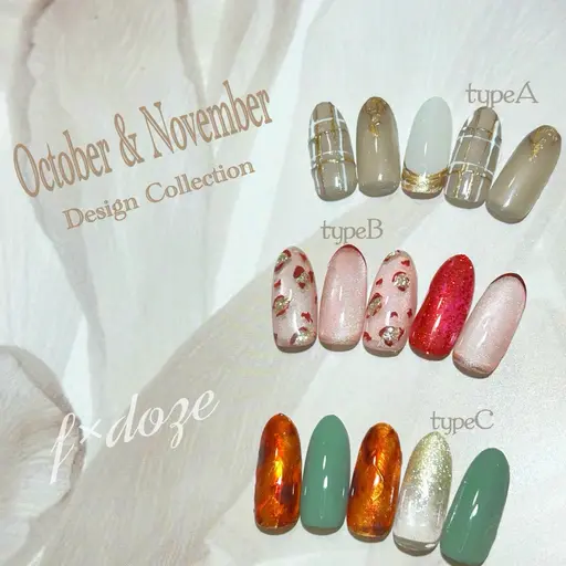 10月🍁11月 Design Collection  《他店付替込》    カラーチェンジ可♡