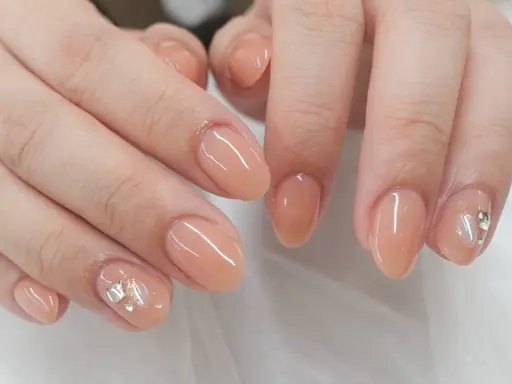 Jrネイリスト施術 オフ込み【シンプル定額】☆初回オフ無理☆上品なオフィスネイル