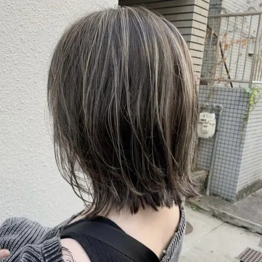 【水木限定】白髪ぼかしハイライト｡.｡:+*（鎖骨までの長さの方）