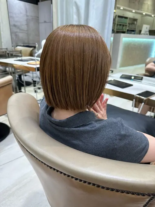 ボブカット✂︎+カラー